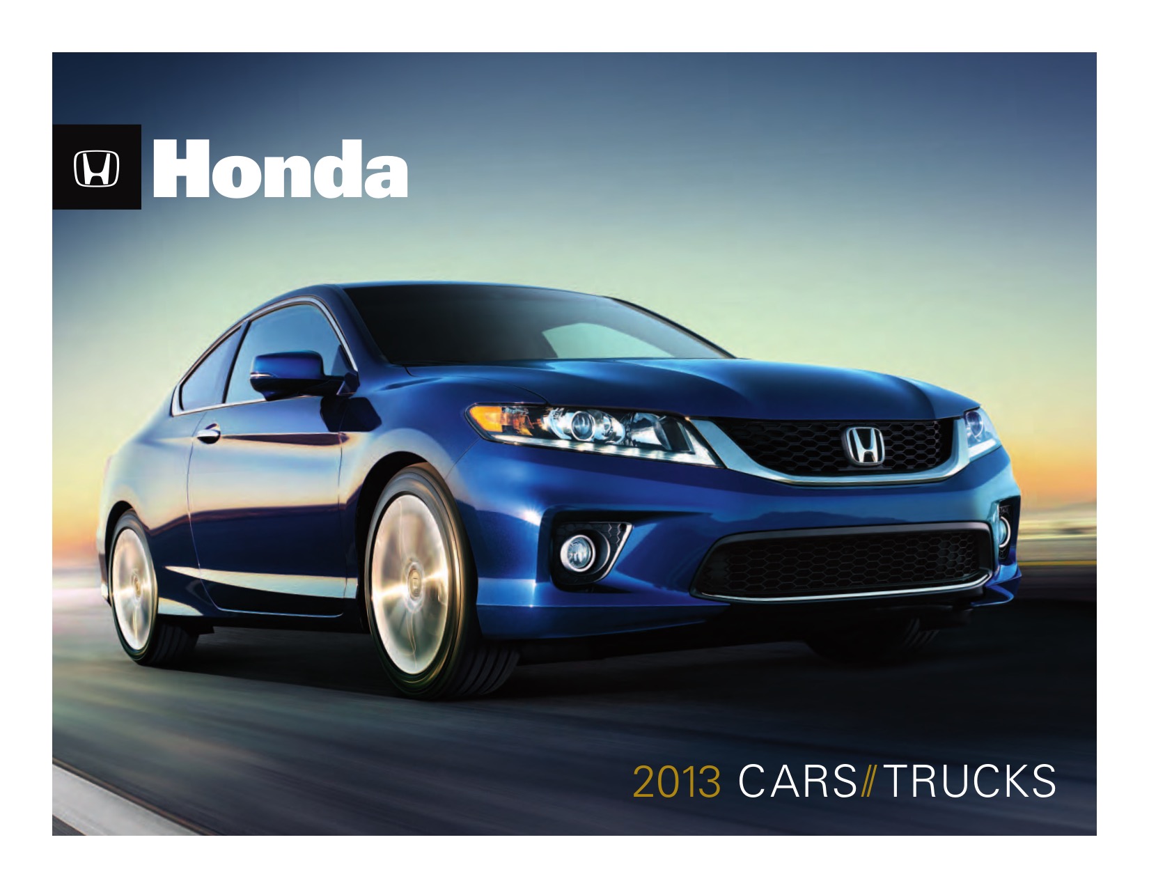 2013 Honda Model Range Brochure